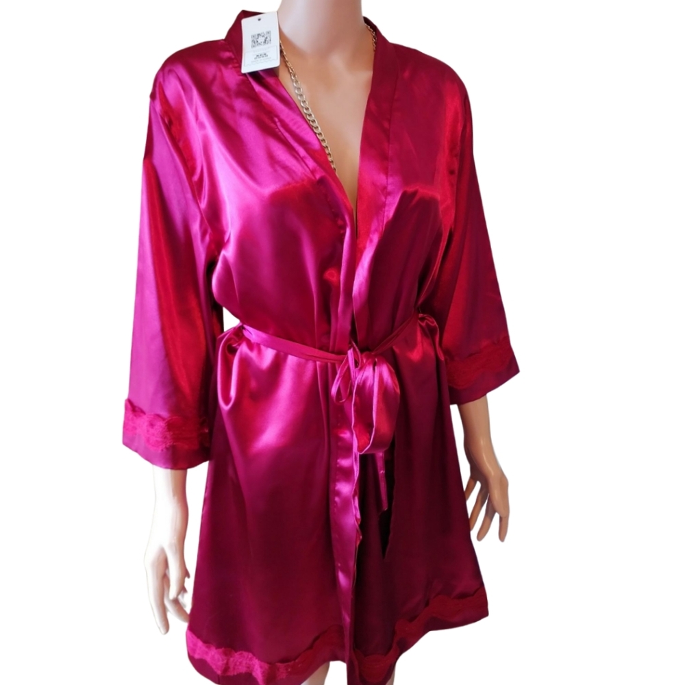 Ekouaer Satin Cami Luxurious soft Nightdress Robe